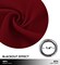 Christmas Red Insulated Blackout Curtain Home Decoration Solid Grommet Top Blackout Living Room Drape for Large Window (1 Panel, 42 x 84 inches)